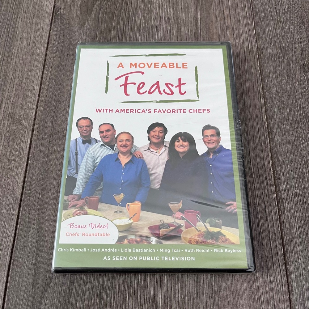 A Moveable Feast with Americas Favorite Chefs DVD PBS New Sealed Jose Andres